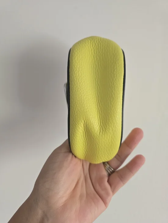 Coach Morgan Card Case on a Chain -  "Bright Yellow" or "Citrine" - Picture 8 of 11